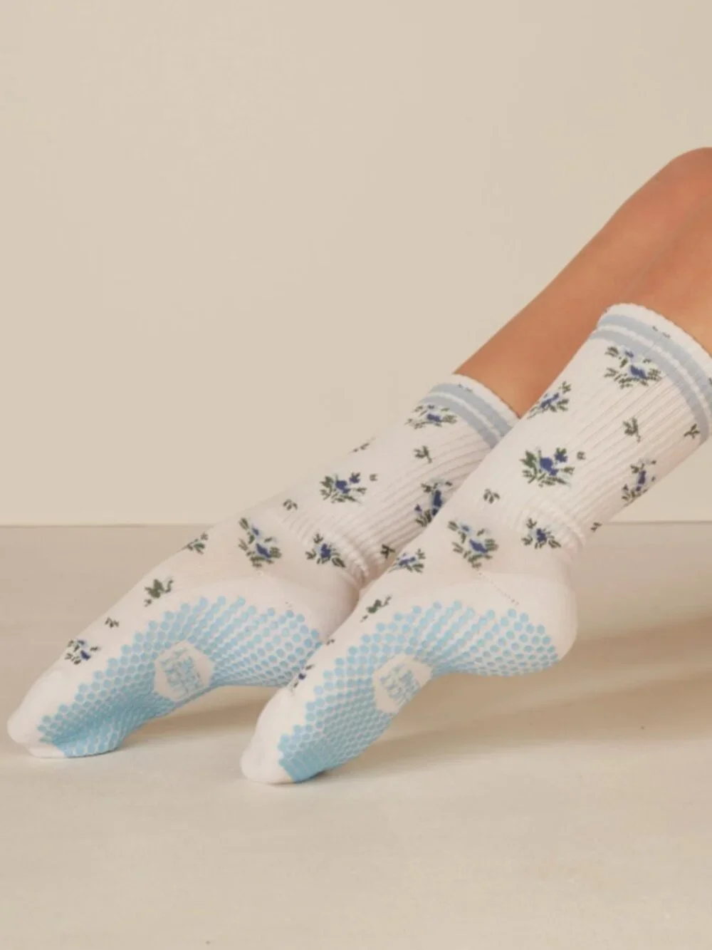 The Floral Grip Sock